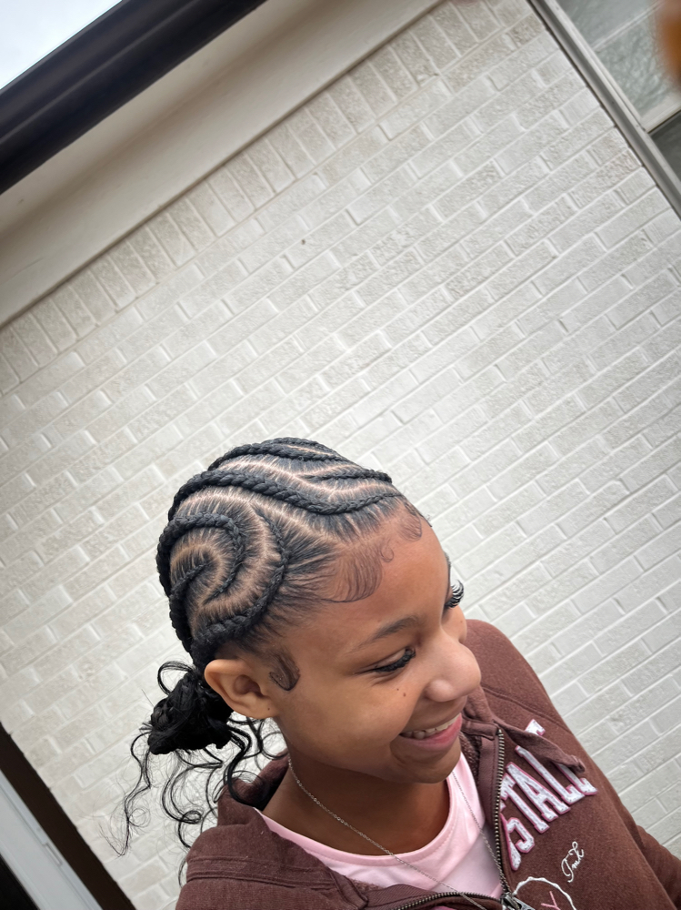 Large Stitch Straight Backs at BraidsByJinece in Wichita, KS