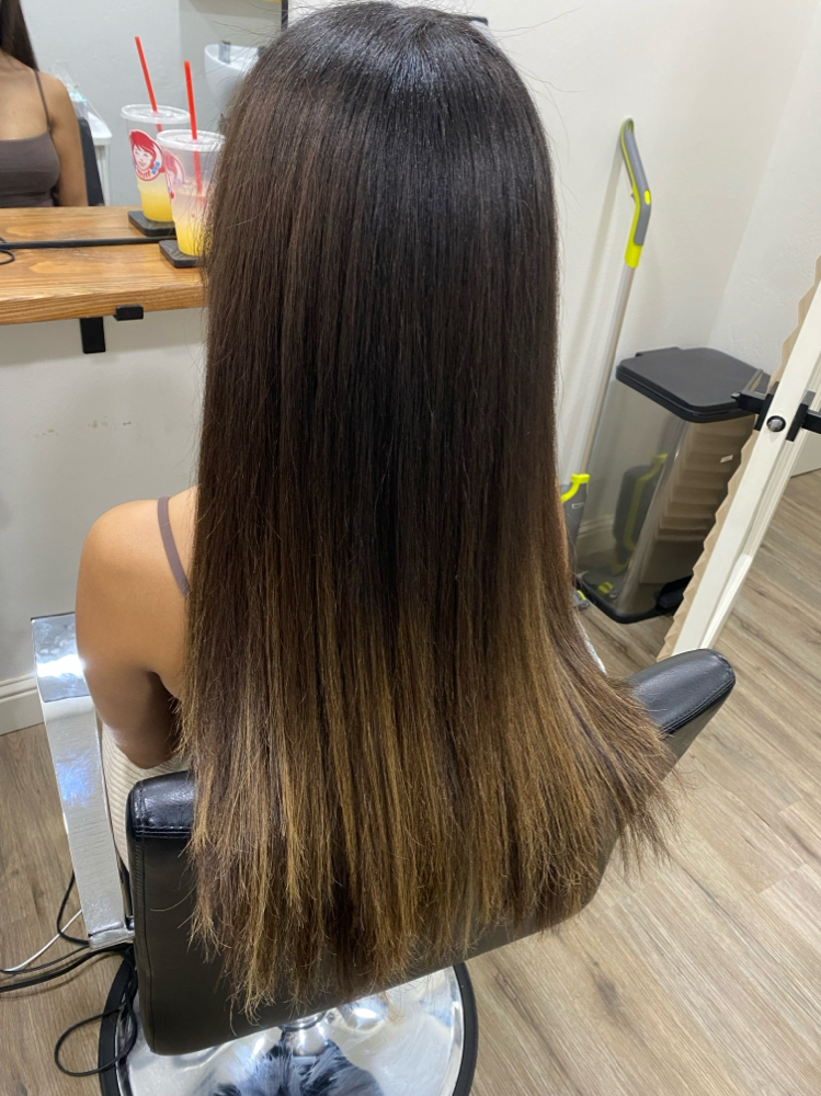 Silk Press/Flat Iron