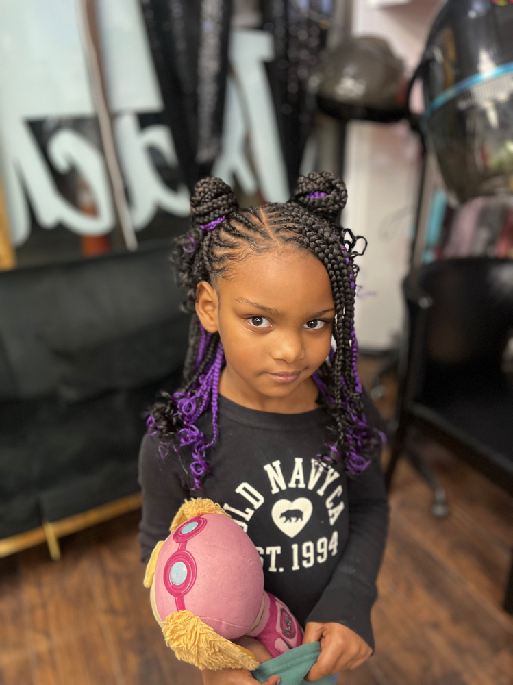 Kid's Fulani Braids