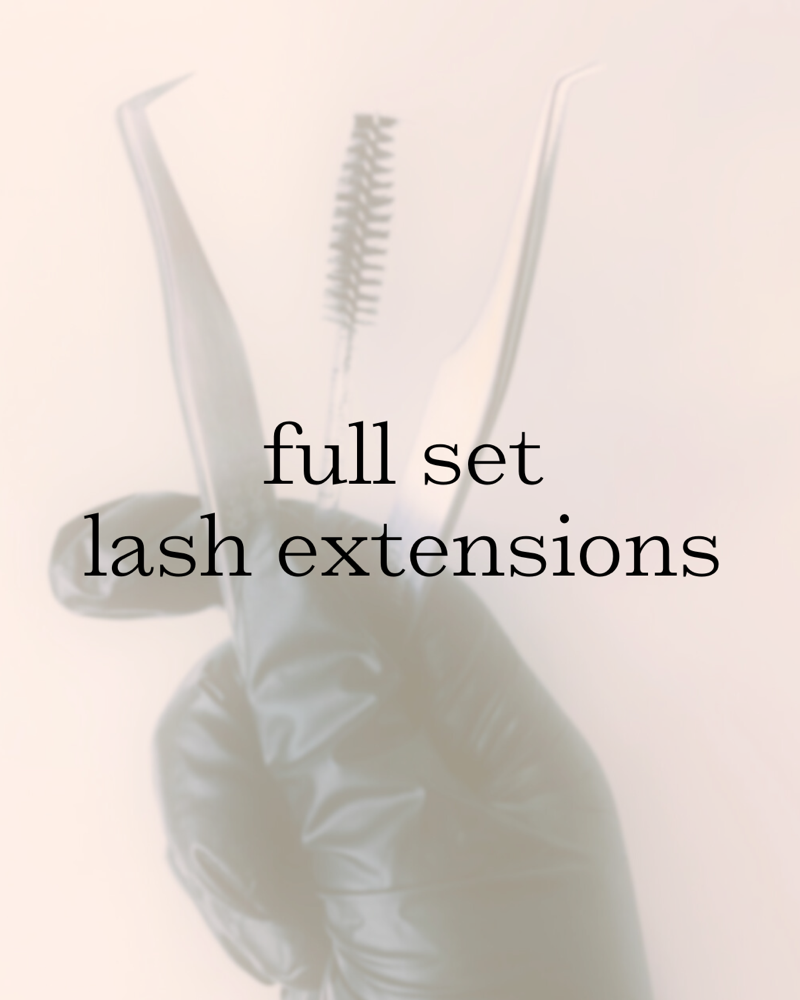 Full Set Lash Extensions