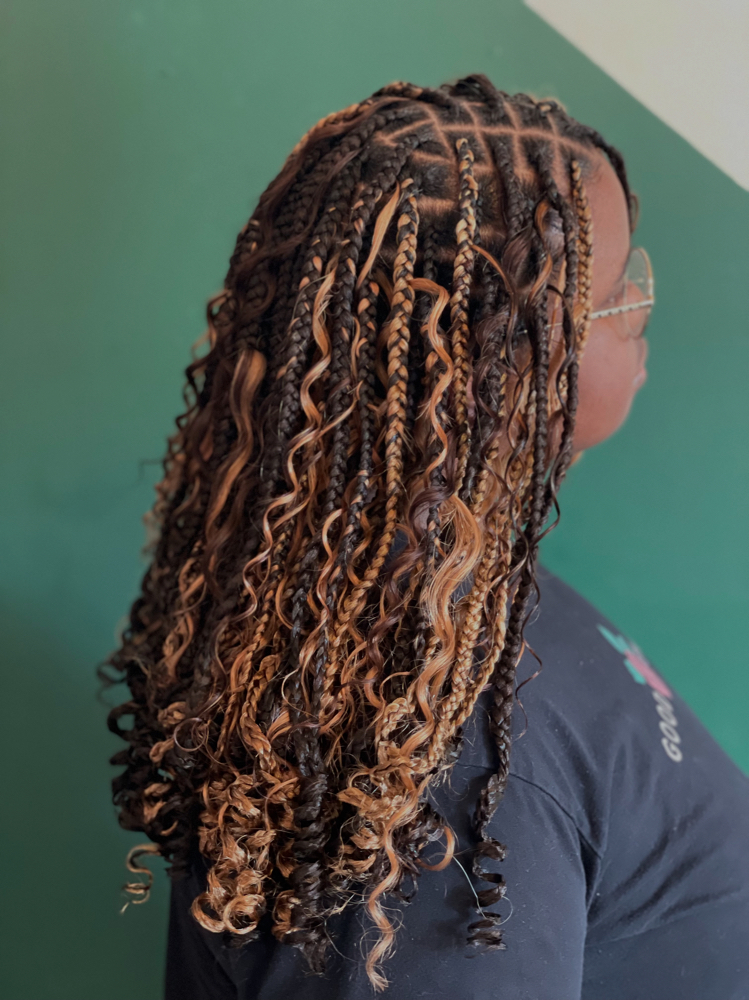 Boho Knotless Braids