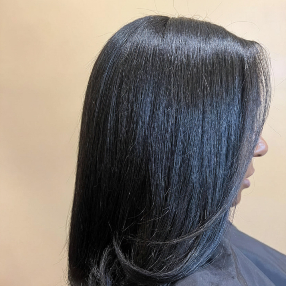 Sleek & Silky Humidity Shield Press at Anointed Beauty Salon in Baton Rouge, LA