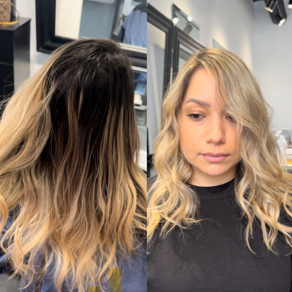 Partial Touchup Balayge-Highlight