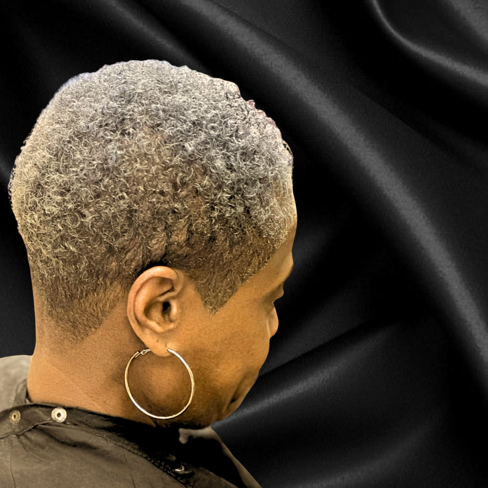 Short And Natural Cut at Salon Shante in Westland, MI