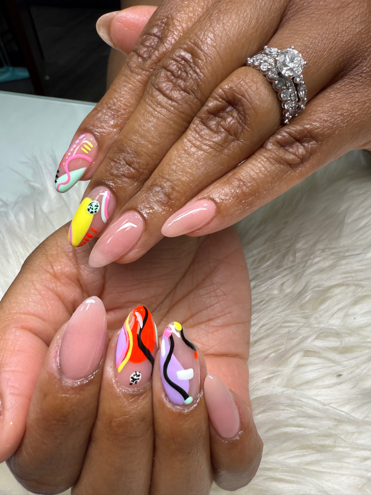 Nude OR Pink Acrylic Overlay