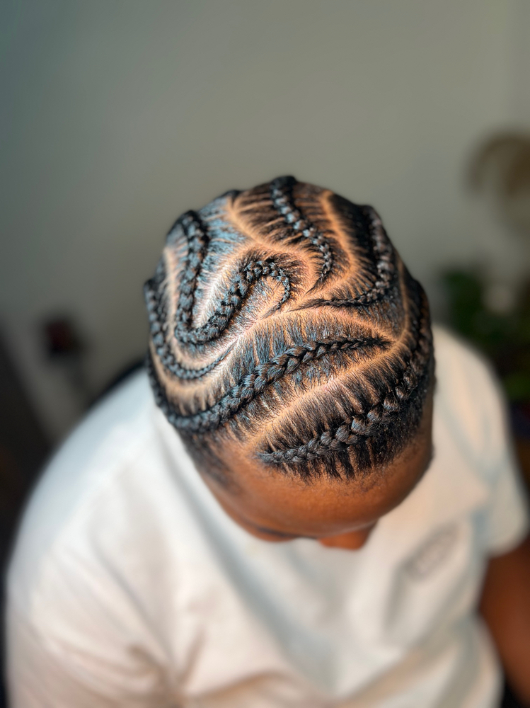 Freestyle Stitch Braids at Your Divine Braider in Citrus Heights, CA