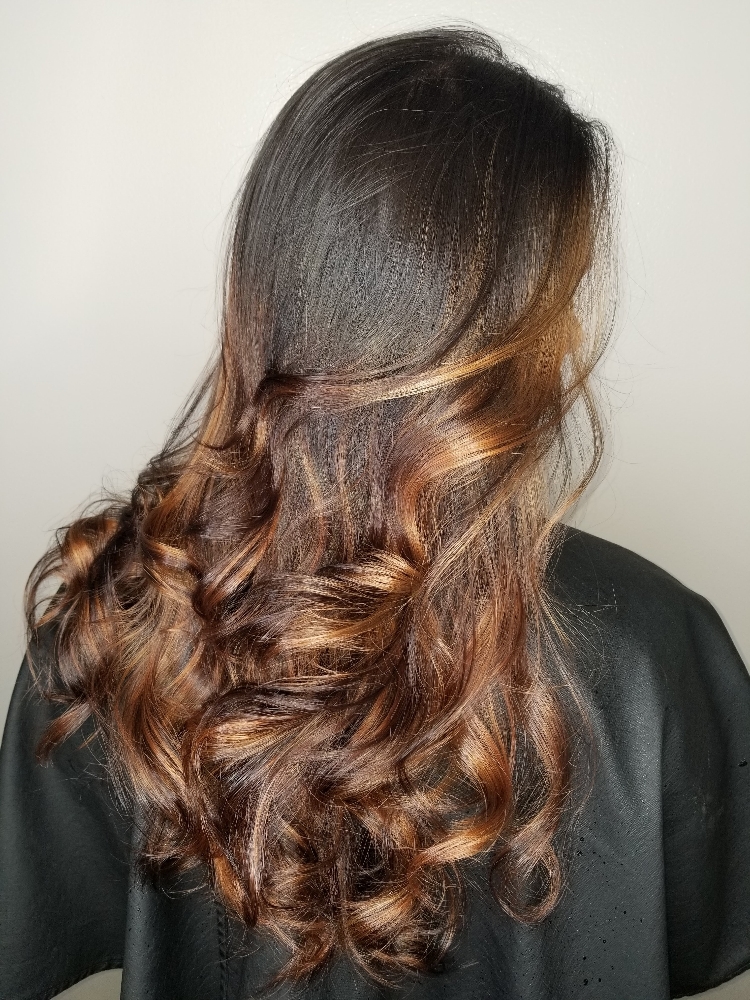 Ombre Colored Hair