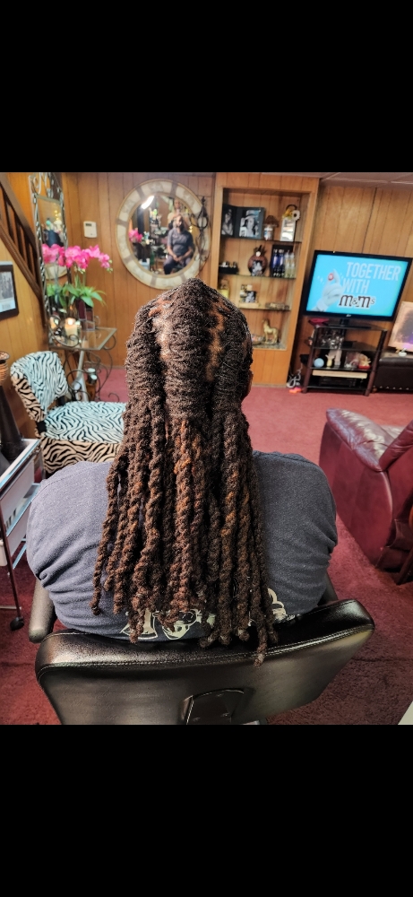 Loc Retwist Midback /Waist