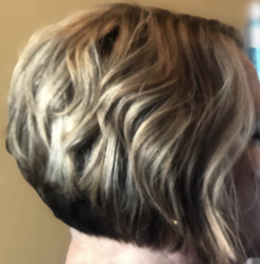 Shampoo blow dry style