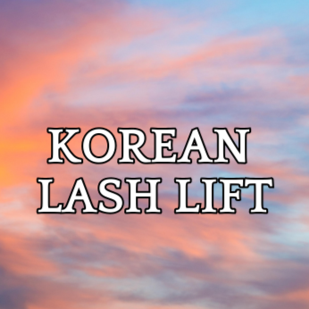 Korean lash lift