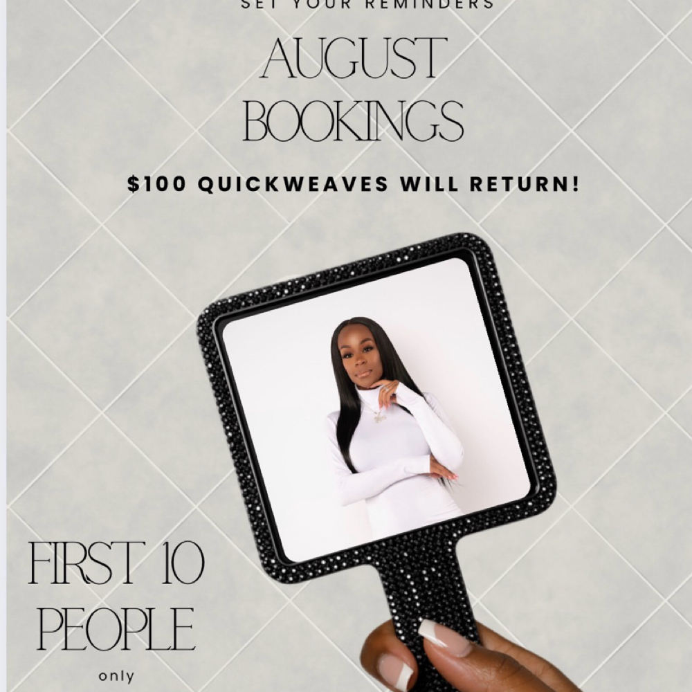 $100 Quickweaves‼️ at ZaTheStylist in Decatur, GA