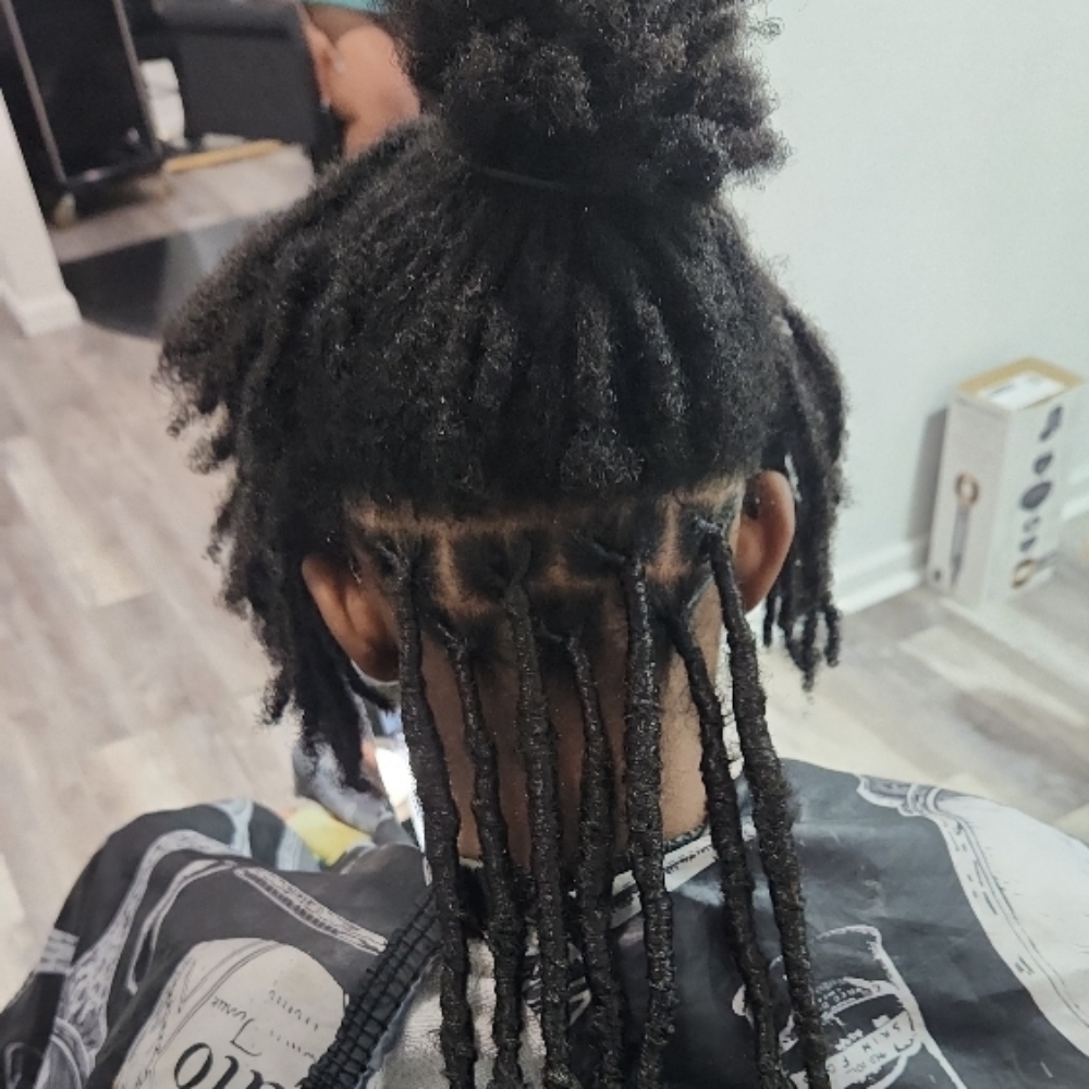 Soft Loc Over Locs at Billion Hairs Salon in Kansas City, KS