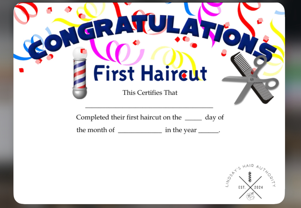 Child's First Haircut