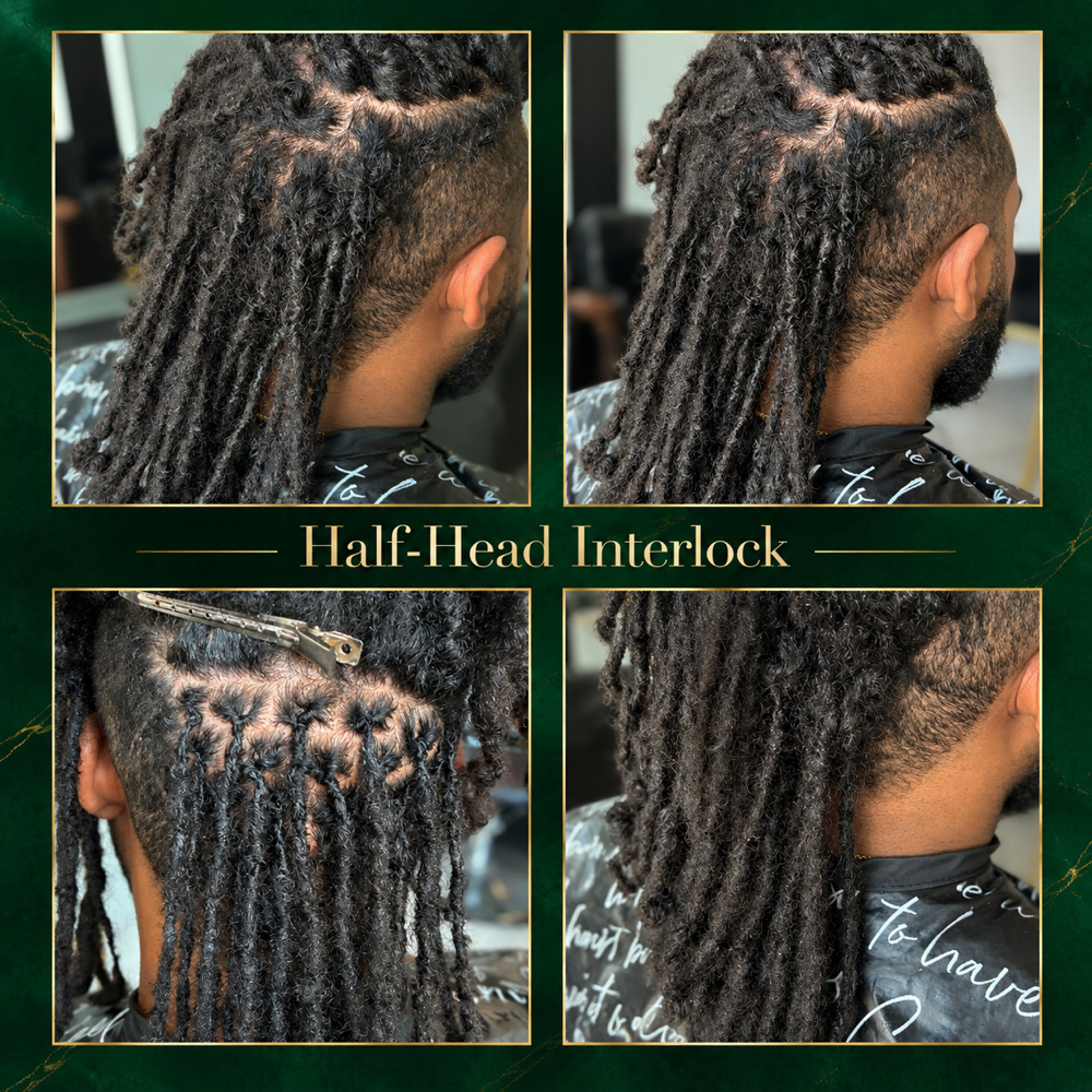PALM ROLL METHOD/HALF HEAD at AfroDeziac in St. Louis, MO