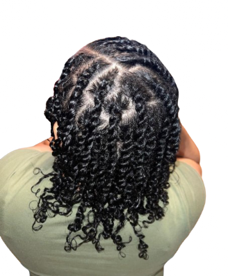 Two Strand Twist at Desyre Flawless Beauty in Catonsville, MD