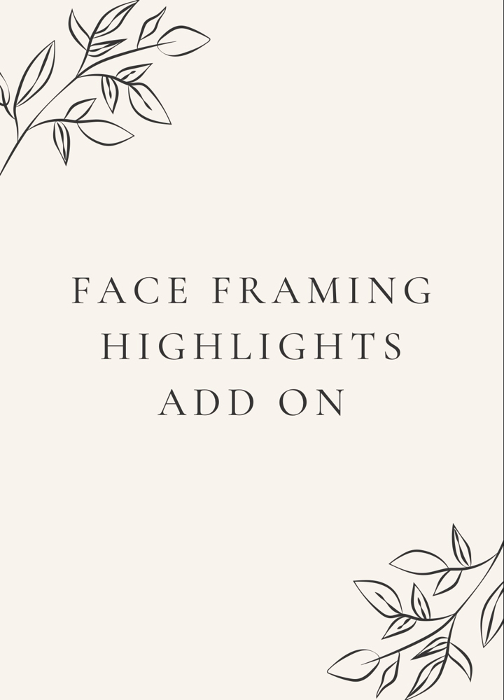 Face Framing Highlights