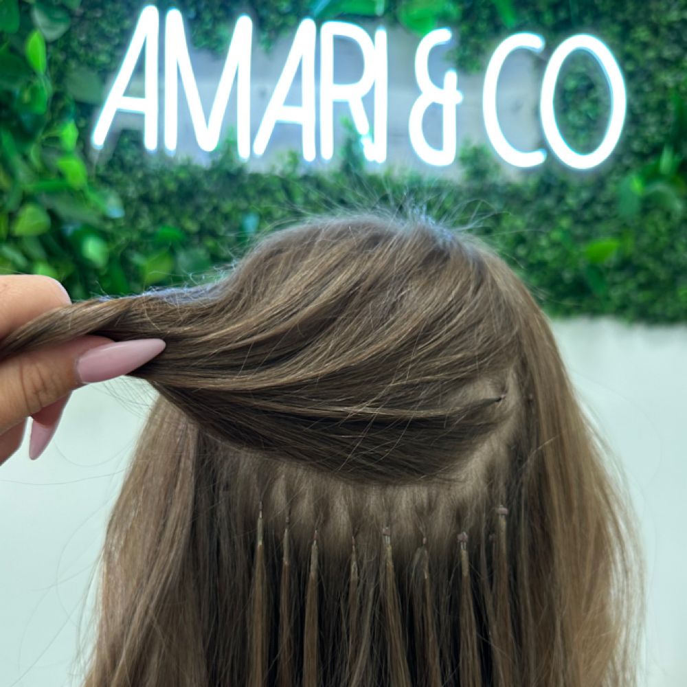 Hybrid Extension Install at Amari & Co. Salon in Kennesaw, GA