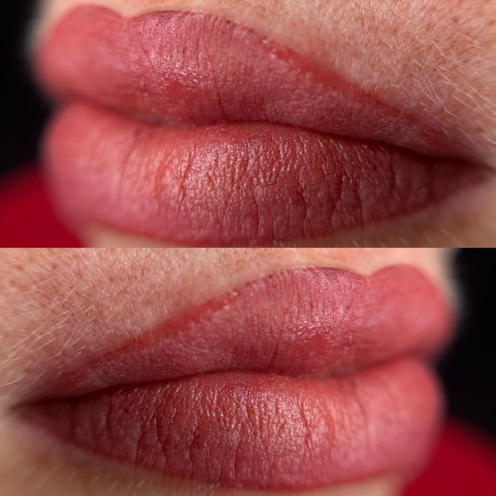 Lip Blushing Touch Up within a year