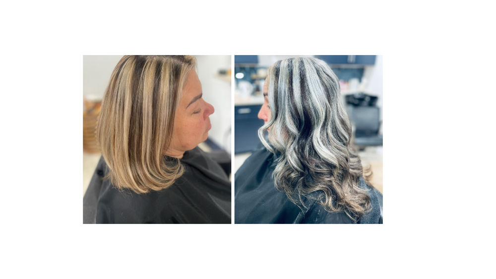 Chunky highlights at YessCurls in Northglenn, CO