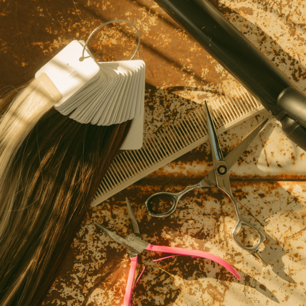 Handtied Extension Install at Tamed Mane in Odessa, TX