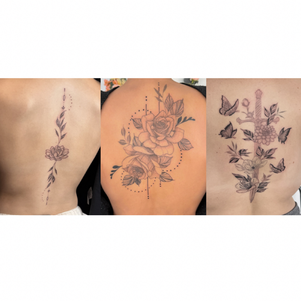 Custom Spine Piece at Eternal Artistry in White Bear Lake, MN