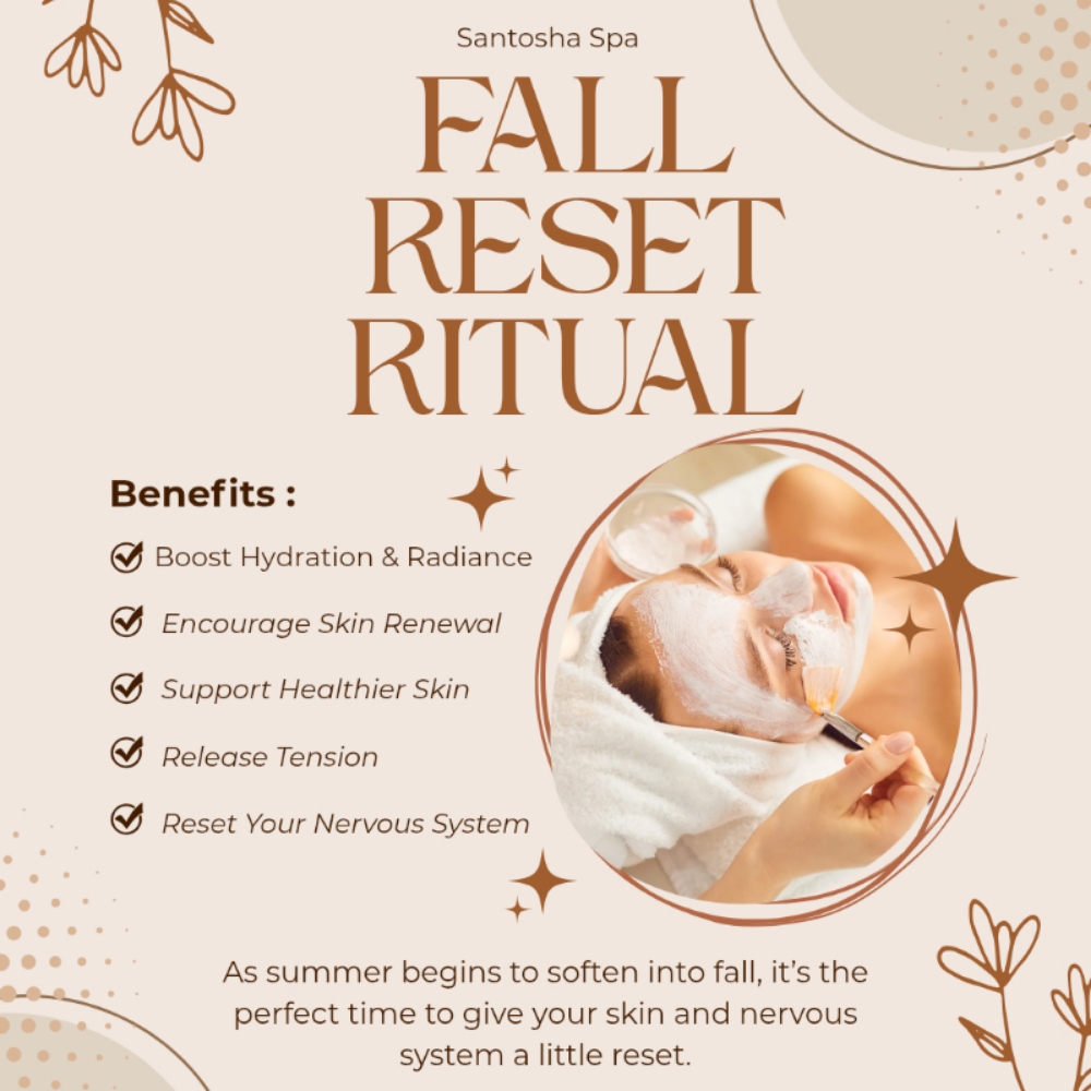 Fall Reset Ritual at Santosha Spa in Burlington, WI