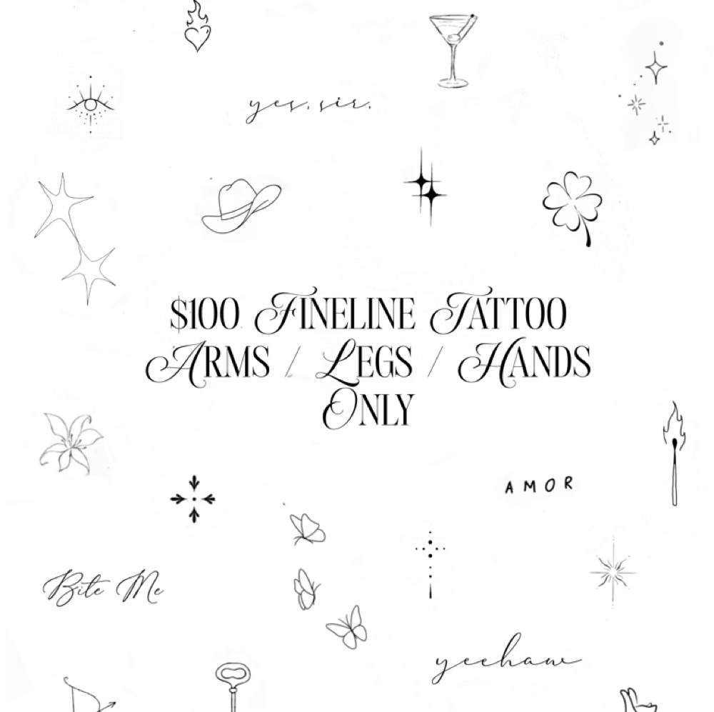 $100 MARCH FLASH at INKED HOUSE DALLAS in Lewisville, TX