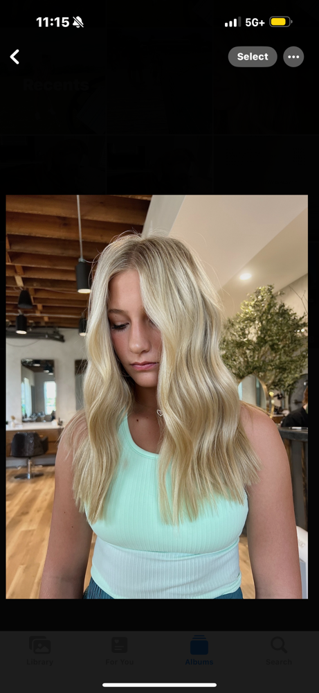 HALF BLONDING