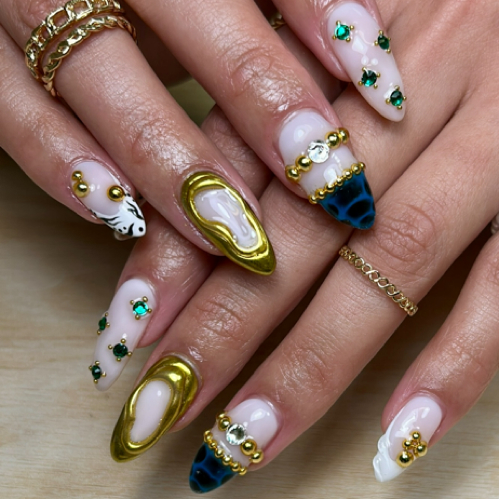 Tier 3 Gel X at Luxe Nailzz in Sacramento, CA