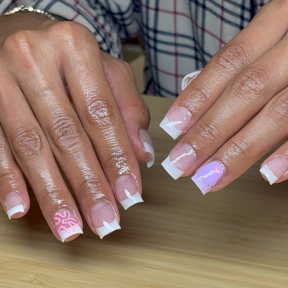 Extra Short Acrylic Full Set at Crowned In Beauty in Aurora, CO