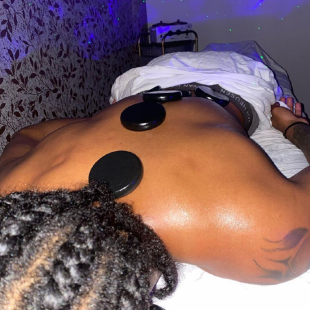 Hot stone Thearpy at PamperedByNaya in Ferndale, MI