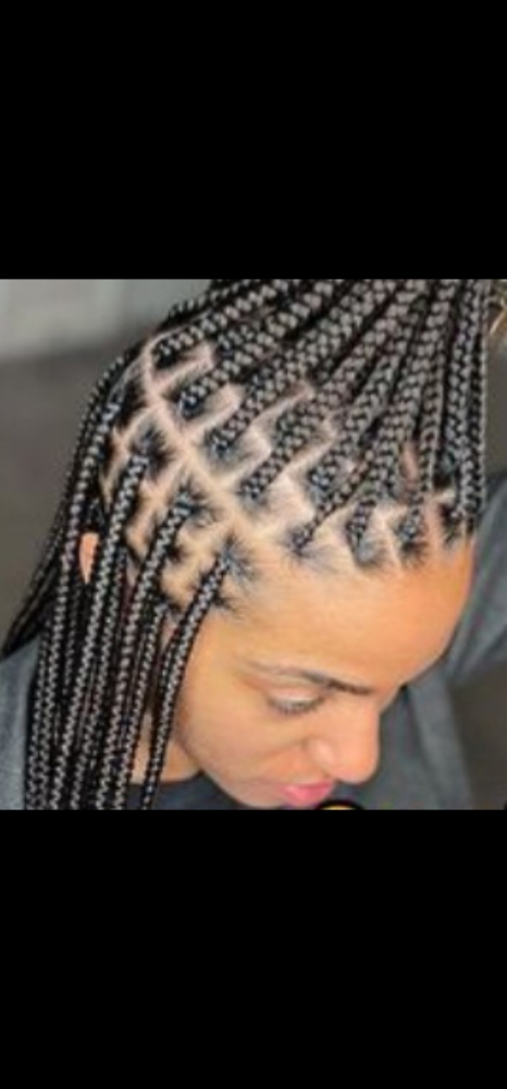 Shmedium Knotless Braids