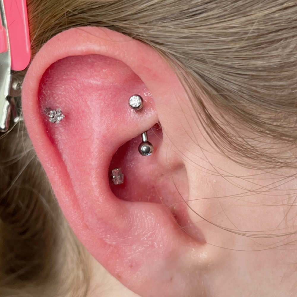 Piercings: Rook at NJC Salon in Wilmington, OH