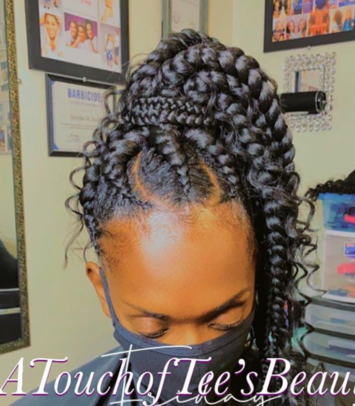 Feed-In Braids/ Feedin Braids Updo