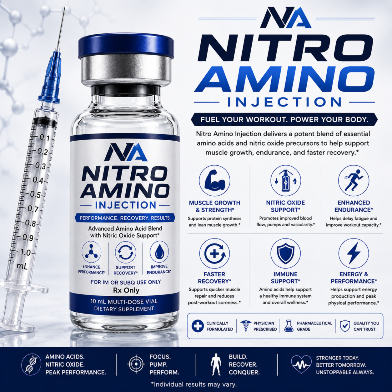 Nitro Amino Injection 💗 at Precision Total Health & Wellness Clinic in Plant City, FL