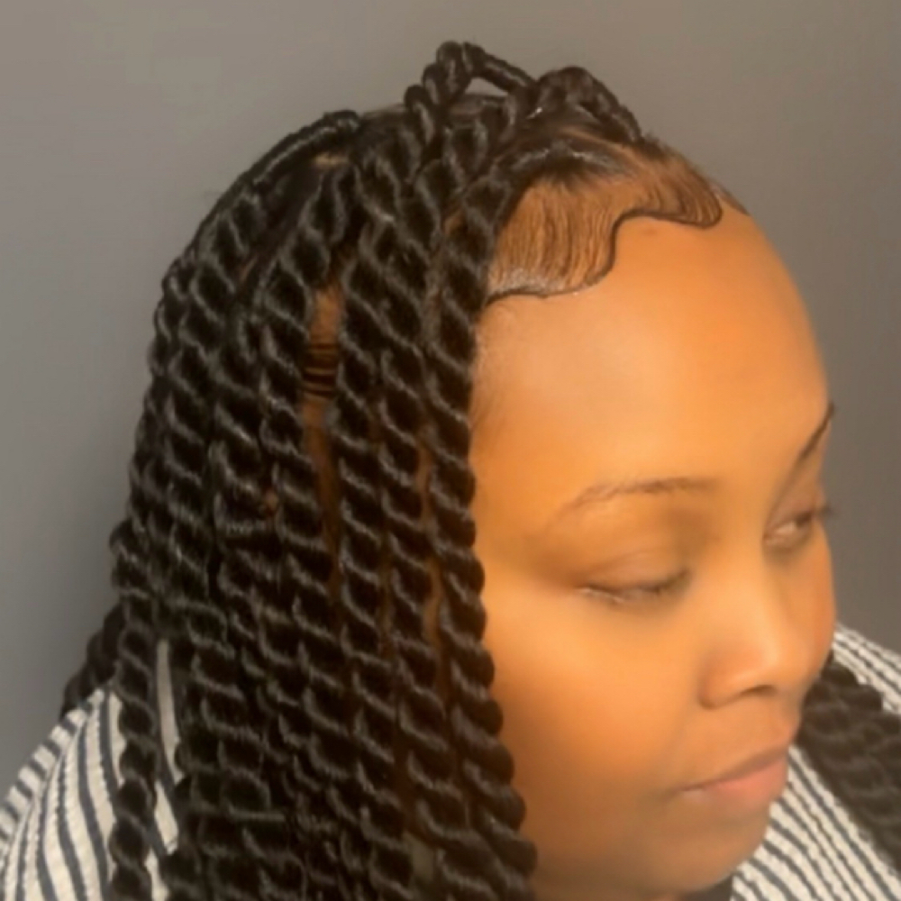 twists large at Birds Braiding Boutique in Newnan, GA