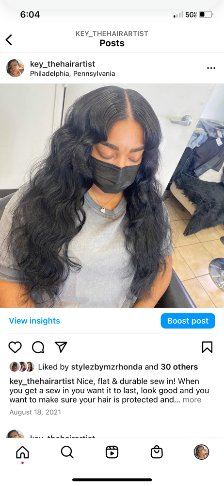 Special Microlink Sew In Hair Incl
