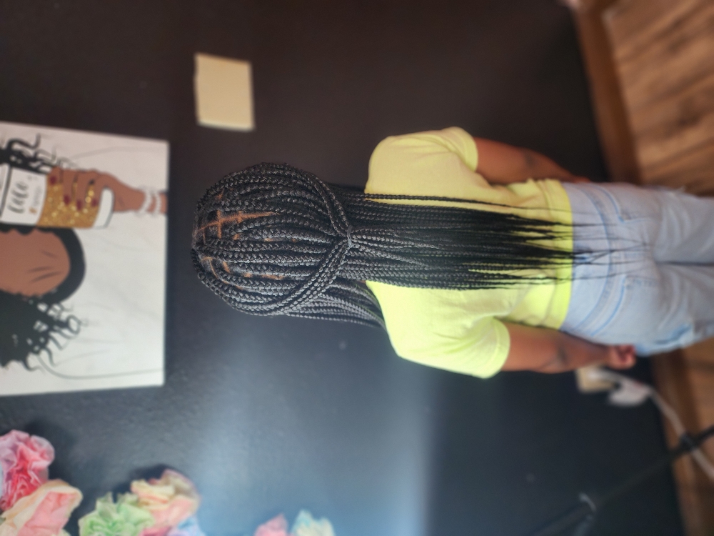 Big Kids Knotless Braids 7Y-10Y at Critique Finishes in Texarkana, TX
