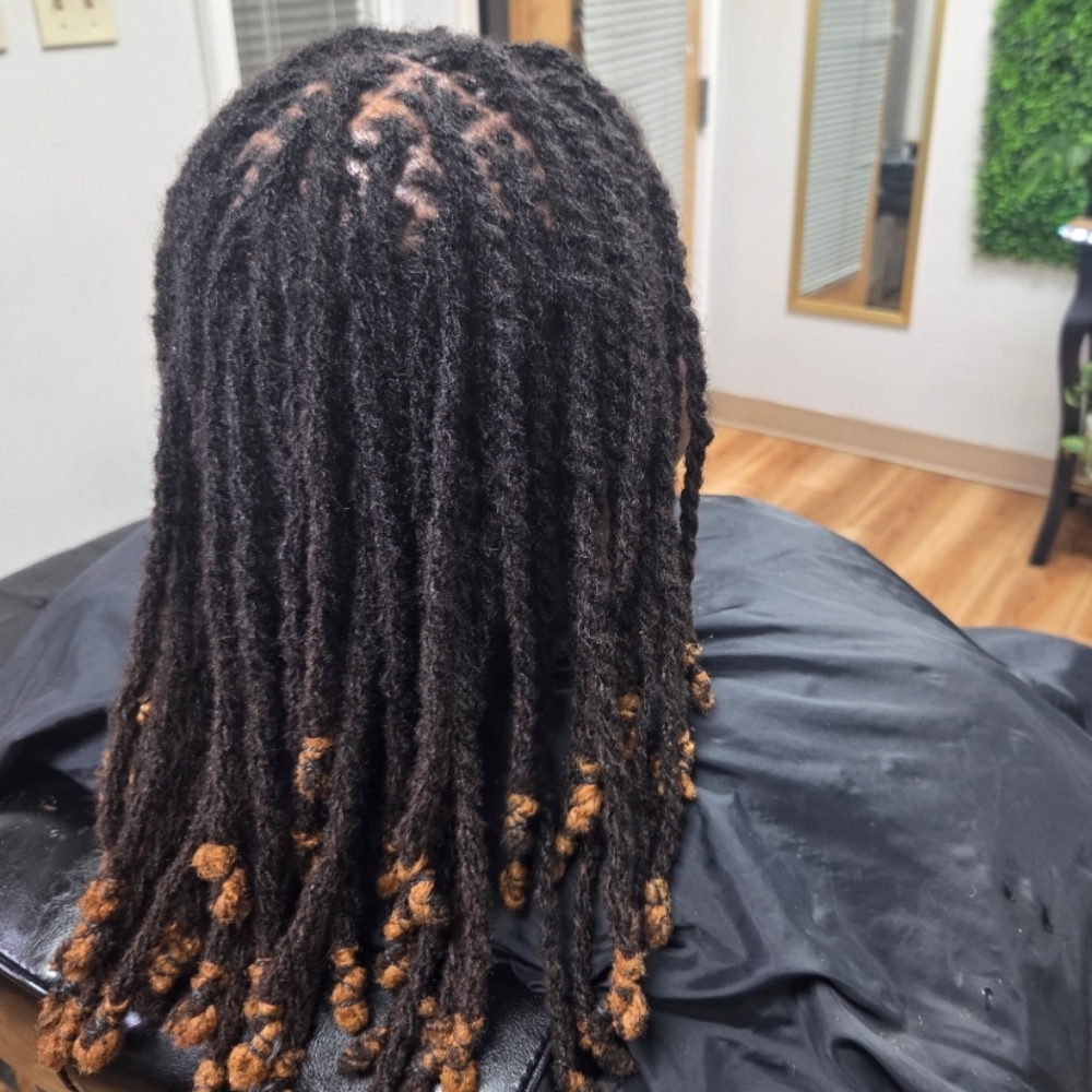 Two Stand Twist Style at Graceful Hands Locs by Bee in Des Moines, IA