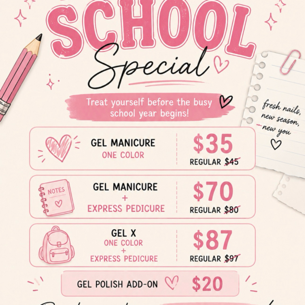 Back To School Deal 1 at Alexis Hernandez in New Braunfels, TX