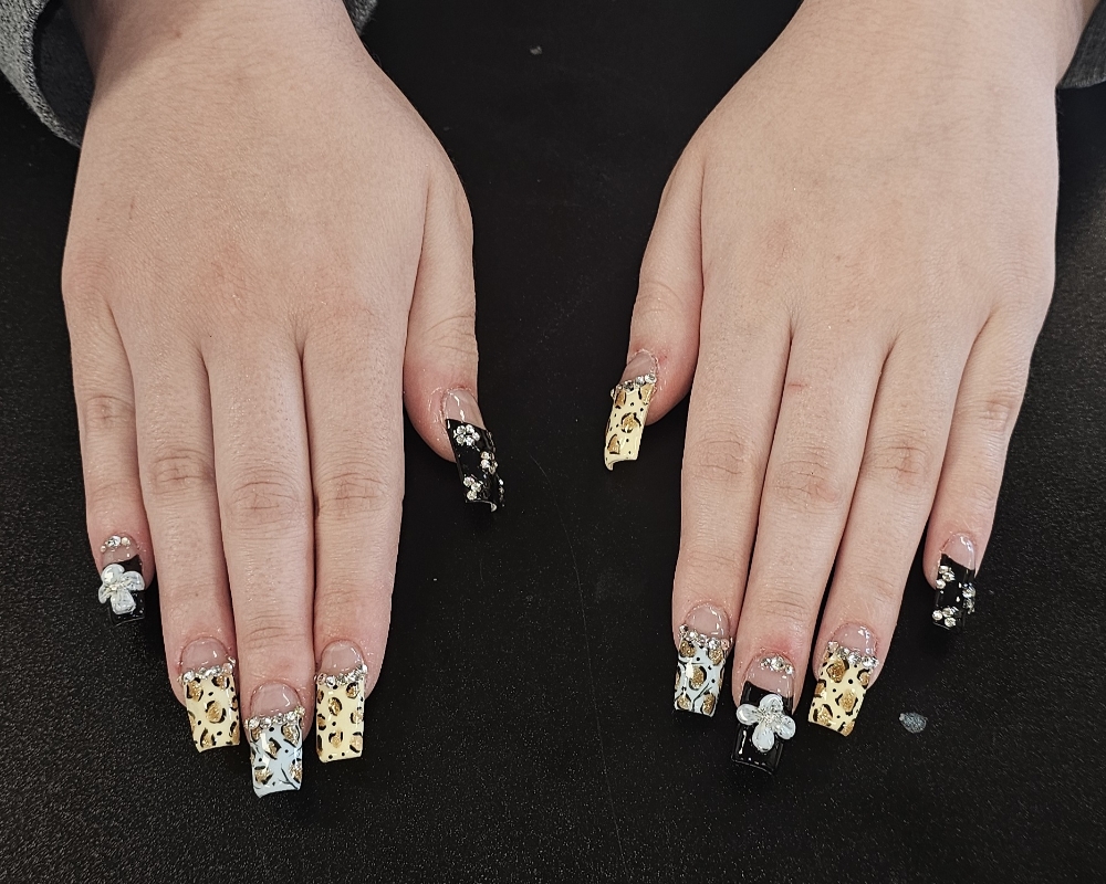 Acrylic Full Set With Tips(L)
