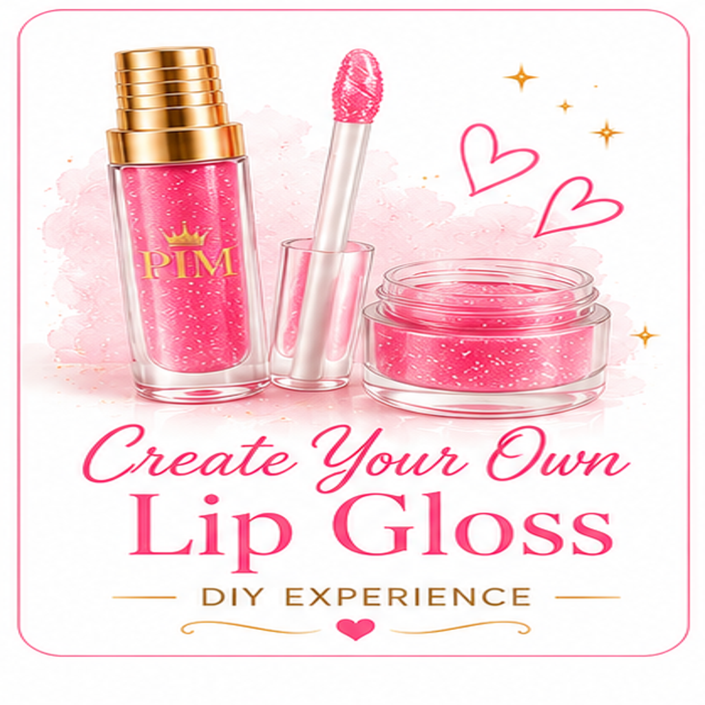 Create Your Own Lip Gloss Bar at Princess in Me Kids Spa LLC