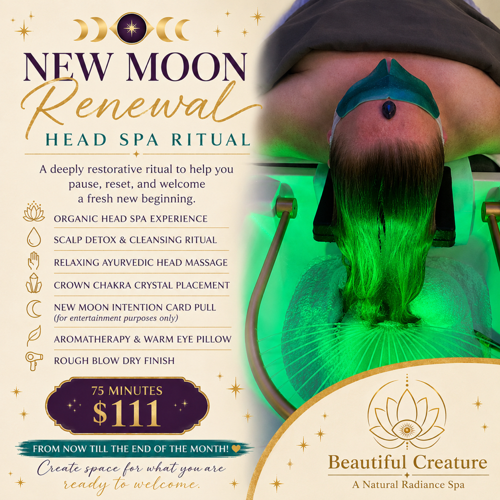 New Moon Renewal at Beautiful Creature A Natural Radiance Spa in Zelienople, PA