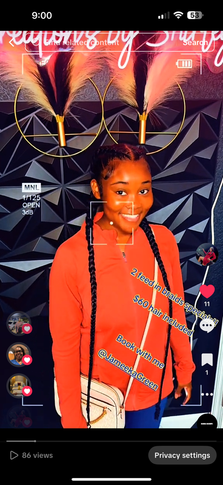 Adult Cornrows With Weave at Shirley Williams in Little Rock, AR