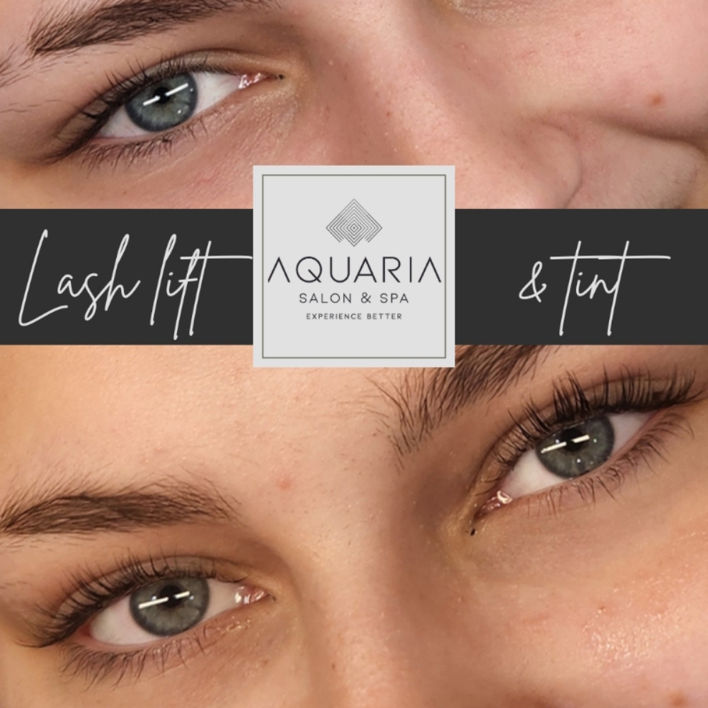 Lash Lift & Tint Model Pricing at Aquaria Salon & Spa in Olean, NY