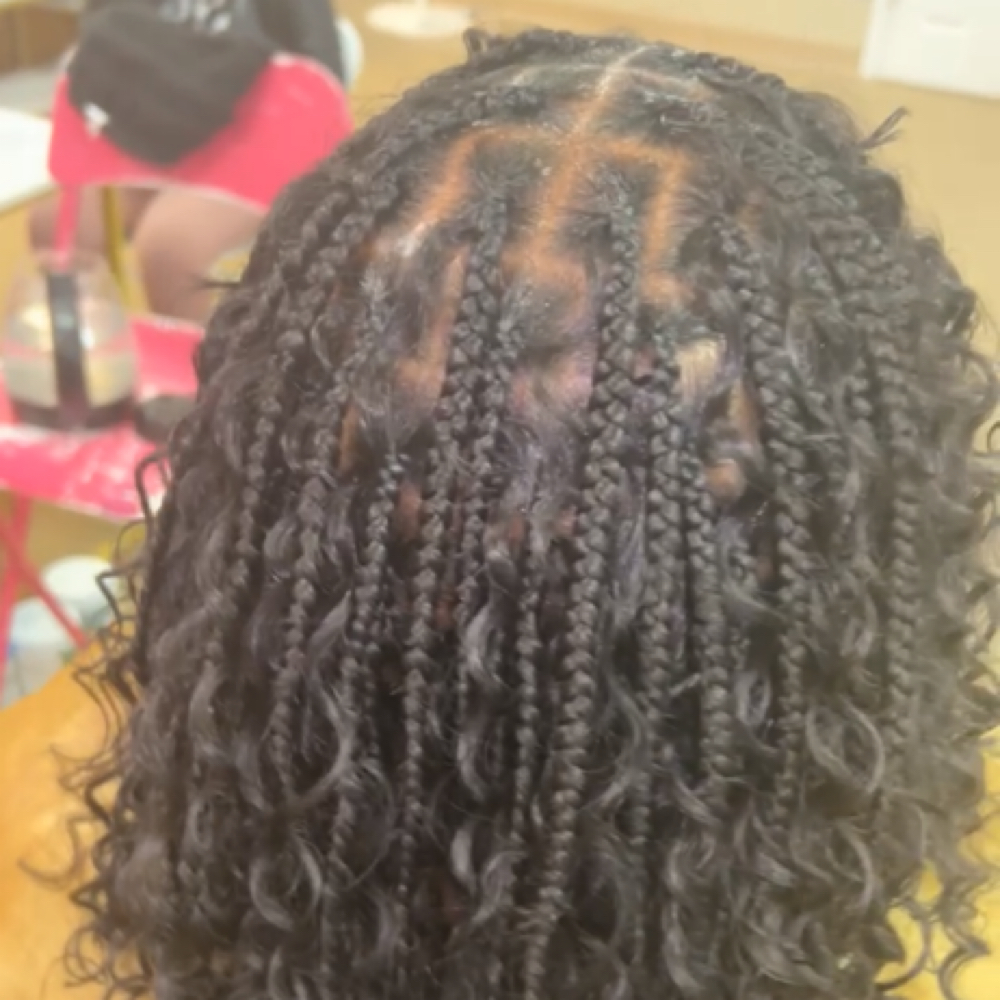 Knotless Bob Boho at Luxury Hair By Taland in Peoria, IL