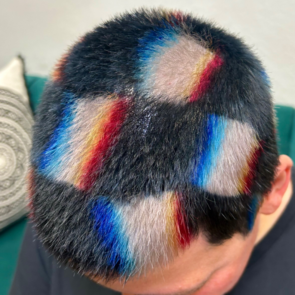 Buzz Cut Bleach at Black Comb Society in Peoria, AZ