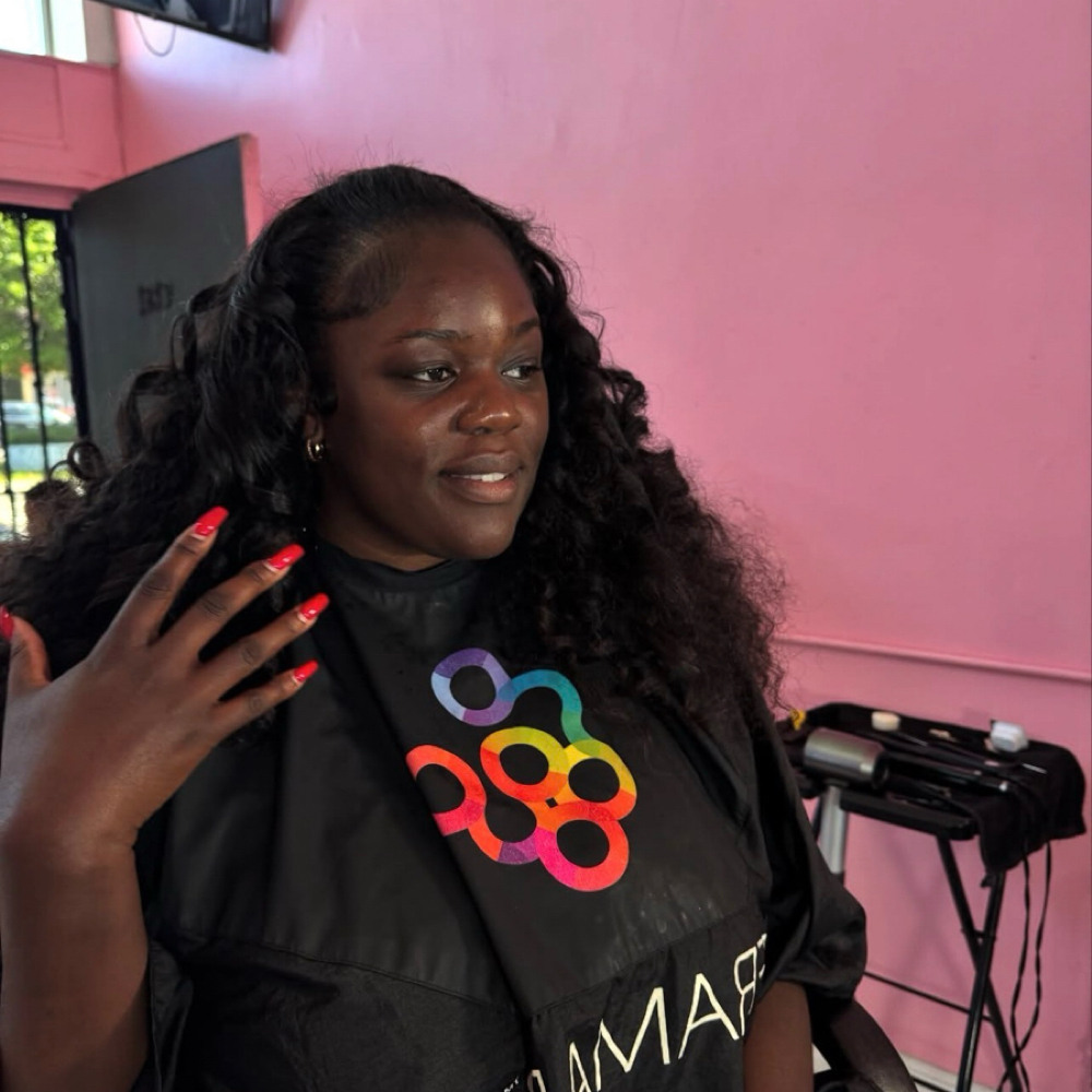 Flip Over Weave at Illustrious Glam in Los Angeles, CA