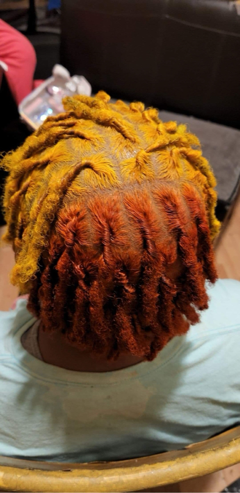 Color Dreads With Retwist