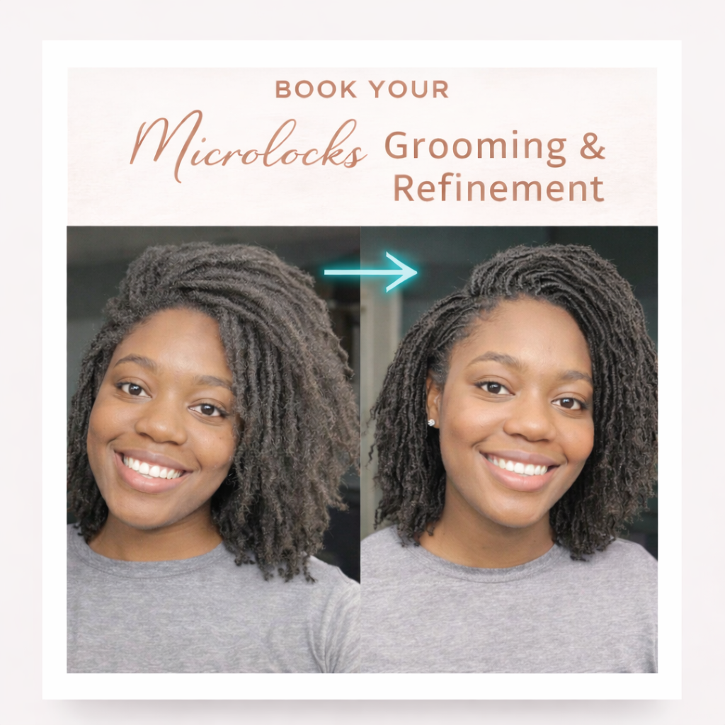 Microlocks Grooming & Refinement at Paradise Hair Promotions in Bedford Heights, OH